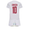 Maglia ufficiale Danimarca Christian Eriksen 10 Trasferta Mondiali 2022 per Bambino